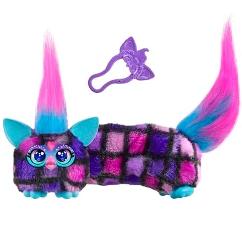 Furby DJ Furblets Dis-Co-Dazz Mini Electronic Plush Toy | Interactive Music & Furbish Speech thumbnail 1