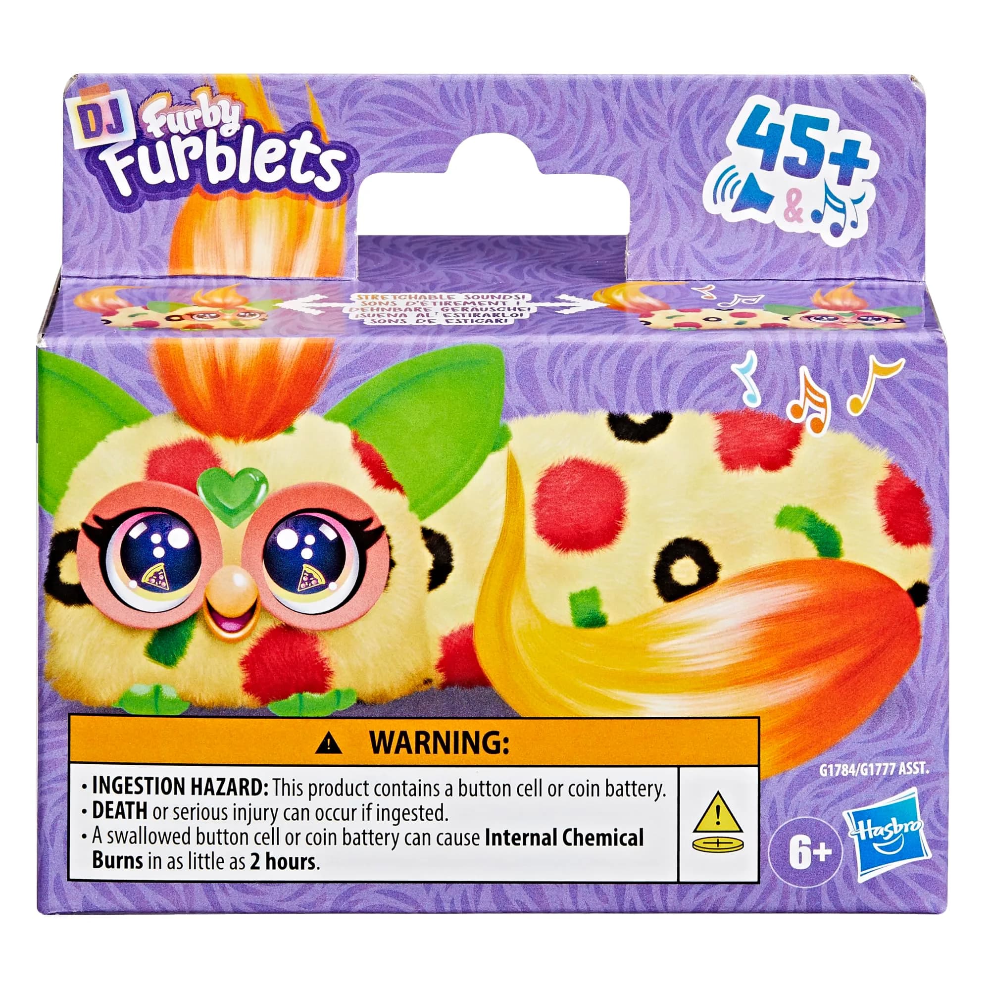 Furby DJ Furblets Pepp-Oh-Roni Mini Electronic Plush Toy 11.4 cm (4.49 inches) | Interactive Music & Furbish Speech - view 2