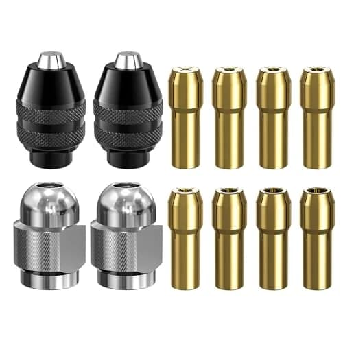 Mellbree Drill Chuck Collet Set 12PCS 1/32" to 1/8" | Universal Power Tool Accessory thumbnail 1