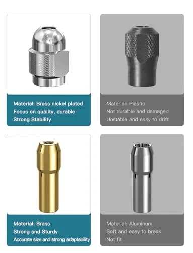 Mellbree Drill Chuck Collet Set 12PCS 1/32" to 1/8" | Universal Power Tool Accessory thumbnail 6