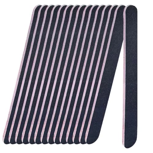 Transun Moo Nail Files Bulk 15 Pack 7 Inches Disposable 100/180 Grit Double Sided Emery Boards thumbnail 1