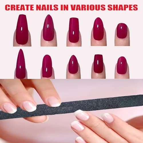 Transun Moo Nail Files Bulk 15 Pack 7 Inches Disposable 100/180 Grit Double Sided Emery Boards thumbnail 6