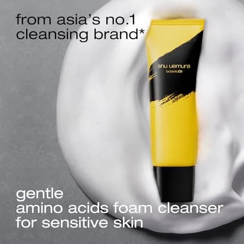 shu uemura Botanicoil Indulging Cleansing Foam 4.2 Fl Oz | Gentle Japanese Yuzu Extract & Amino Acids thumbnail 2