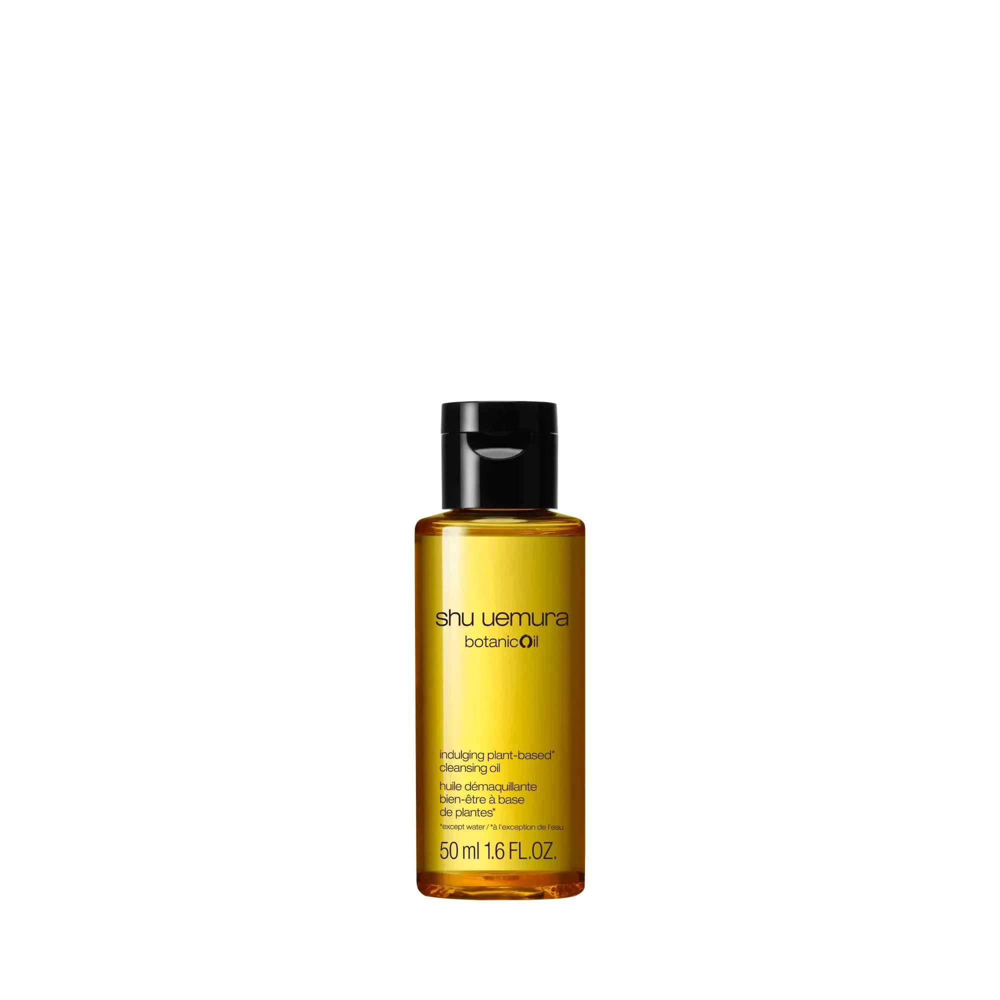 shu uemura Botanicoil Indulging Cleansing Oil 1.7 Fl Oz | Makeup Remover & Facial Cleanser for Sensitive Skin — Clear