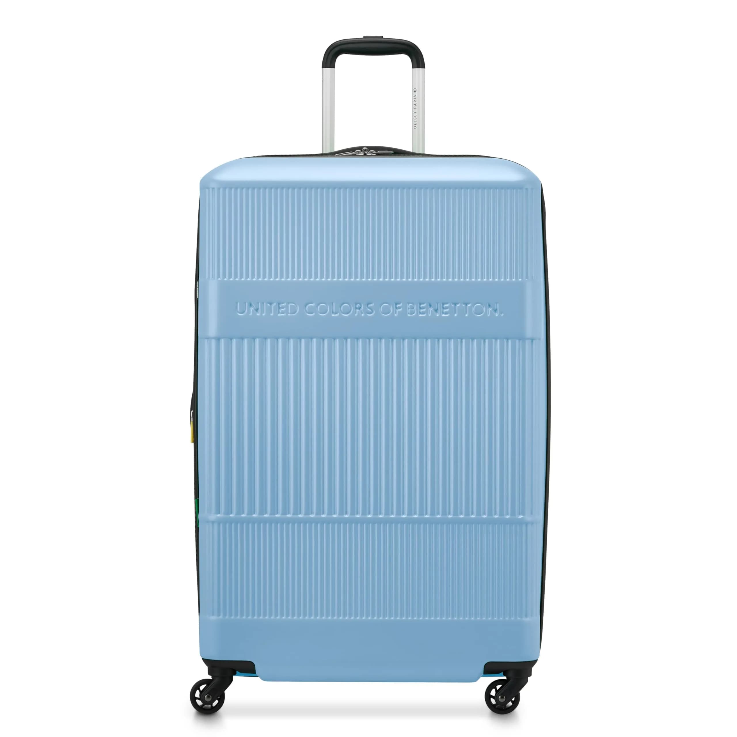 United Colors of Benetton Ribbed Hardside Expandable Luggage 29 Inch | Modern, Lightweight & Durable