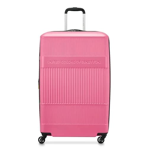 United Colors of Benetton Ribbed Hardside Expandable Luggage 29 Inch | Stylish & Durable Travel Companion thumbnail 1