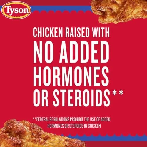 Tyson Smoked Crispy Chicken Wings 20 oz | Fully Cooked, All-Natural, Protein-Rich Snack thumbnail 5