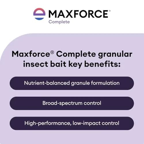 Envu Maxforce Complete Granular Insect Bait 8 oz | Colony Control for Indoor & Outdoor Use thumbnail 4