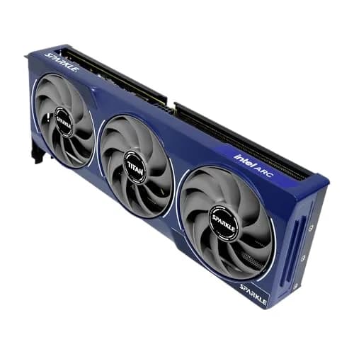 Sparkle Intel Arc B580 Titan OC 12GB GDDR6 | Torn Cooling 2.0, Metal Backplate, Blue Light thumbnail 2