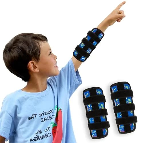 JFHNMLW Dinosaur Elbow Thumb Guard for Thumb Sucking Prevention, 18.3cm (7.2in) x 17.8cm (7in) x 14.7cm (5.8in) thumbnail 1