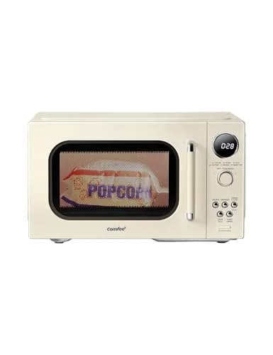 COMFEE' Retro Microwave Oven 0.9 Cu.Ft 900W | Compact Retro Kitchen Appliance thumbnail 1