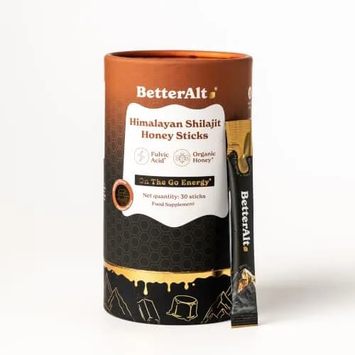 Better Alt Himalayan Shilajit Caramel Honey Sticks | Energy & Immunity Support | 30 Sticks thumbnail 1
