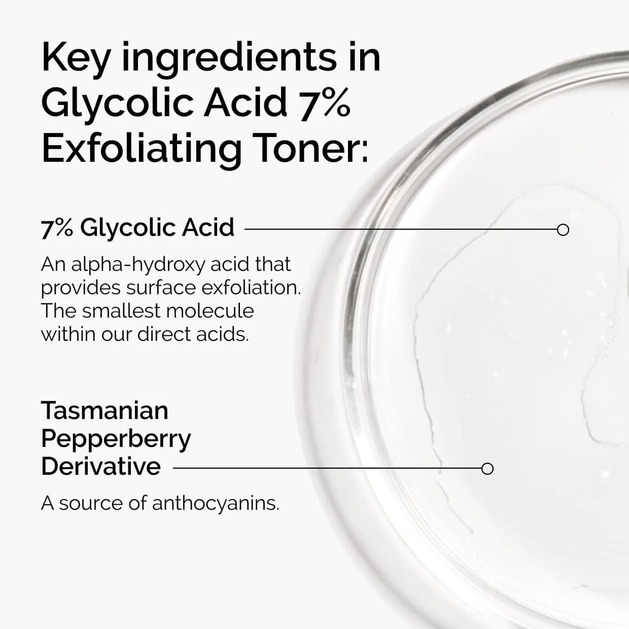 The Ordinary Glycolic Acid 7% Exfoliating Toner for Face, 240ml (8.1 Fl Oz) | Smooths Skin Texture & Evens Tone - view 4