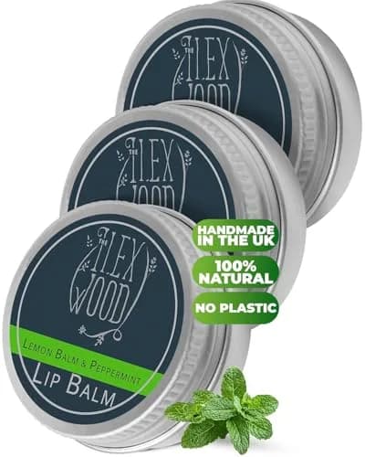 The Ilex Wood Vegan Lemon Balm & Peppermint Lip Balm 10ml (0.34 Fl Oz) | Natural Cold Sore Treatment thumbnail 1