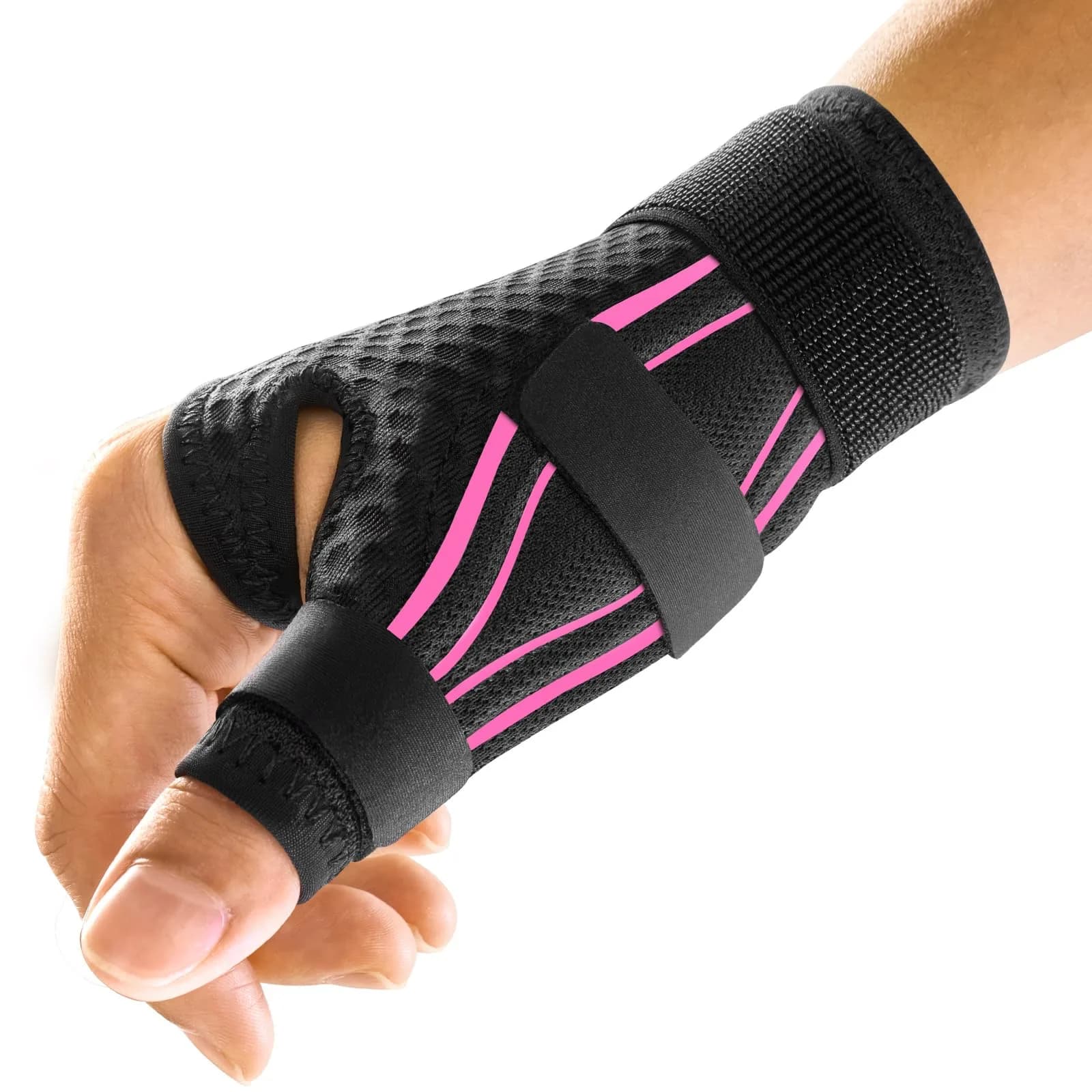 FREETOO Thumb and Wrist Brace for Arthritis Support | Ergonomic, Breathable & Adjustable (S/M - Fit both hands)