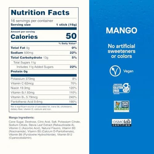 Liquid I.V. Hydration Electrolytes Mango 16 Count | Fast Hydration Support with Clinically Tested Nutrients thumbnail 7