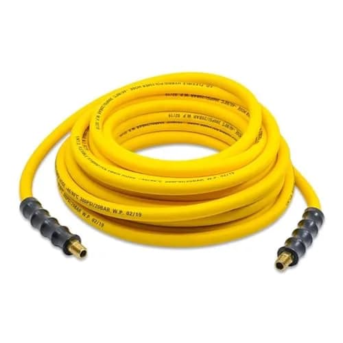 AVAGARD Hybrid Air Hose 1/4" x 25' | Ultra-Light, Kink-Resistant, 300 PSI, Brass Fittings thumbnail 1