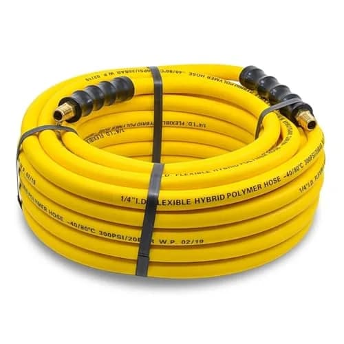 AVAGARD Hybrid Air Hose 1/4' x 100' | Ultra-Light, Kink-Resistant, 300 PSI, Brass Fittings thumbnail 3