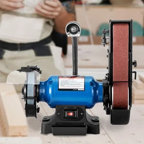 VEVOR 2IN1 2" Belt Grinder for Knife Making | 6" Belt Sander with LED Lamp (27.2kg, 60lb) thumbnail 8