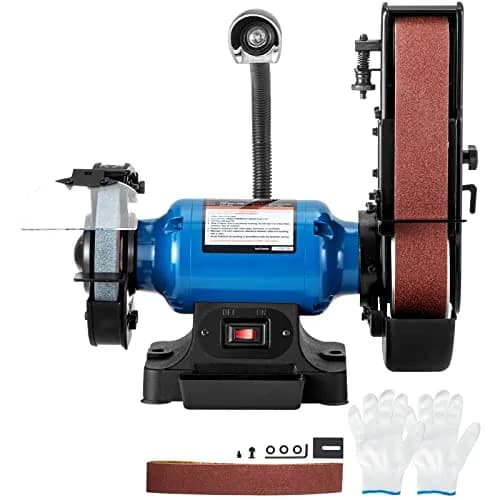 VEVOR 2IN1 2" Belt Grinder for Knife Making | 6" Belt Sander with LED Lamp (27.2kg, 60lb) thumbnail 9