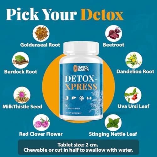 Flarovexarith Canna Cleanse 7-Day Detox Tablets | Liver & Kidney Support, 60 Count thumbnail 2