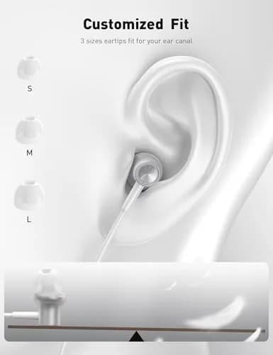 iMangoo MFi-Certified Wired Earbuds for Lightning Connector | HiFi Stereo with Mic & Volume Control thumbnail 6