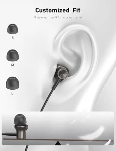 iMangoo MFi-Certified Wired Earbuds for Lightning Headphones with Magnetic Case | HiFi Stereo Sound thumbnail 6