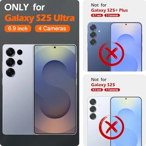 SHIELDON Genuine Leather Wallet Case for Galaxy S25 Ultra 6.9" | RFID Card Slots & Shockproof thumbnail 2