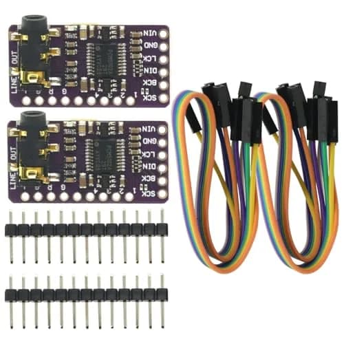 GODIYMODULES 2Pcs PCM5102A I2S DAC Decoder Board for Raspberry Pi & Arduino | High-Quality Digital to Analog Converter thumbnail 1