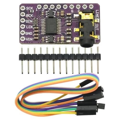 GODIYMODULES 2Pcs PCM5102A I2S DAC Decoder Board for Raspberry Pi & Arduino | High-Quality Digital to Analog Converter thumbnail 4