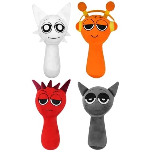 Generic Sprunky Plush Toy (4-Pack, 20.3cm (8 inches)) | Soft & Fun Stuffed Animals for Fans & Friends - main product image
