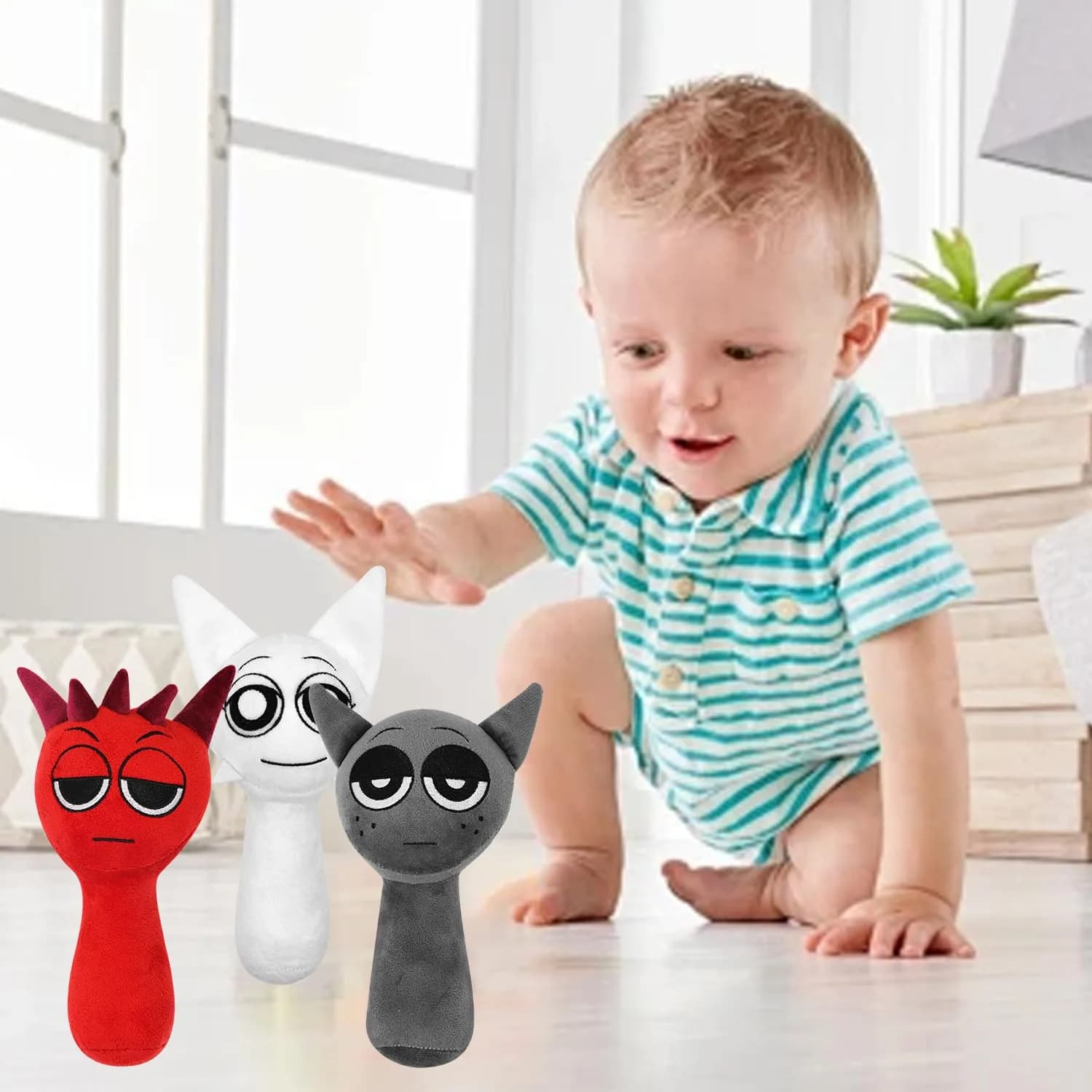 Sprunky Plush 5 Pcs 20.3cm (8 Inch) Plush Figures | ASTM-Tested Educational Toy - view 7