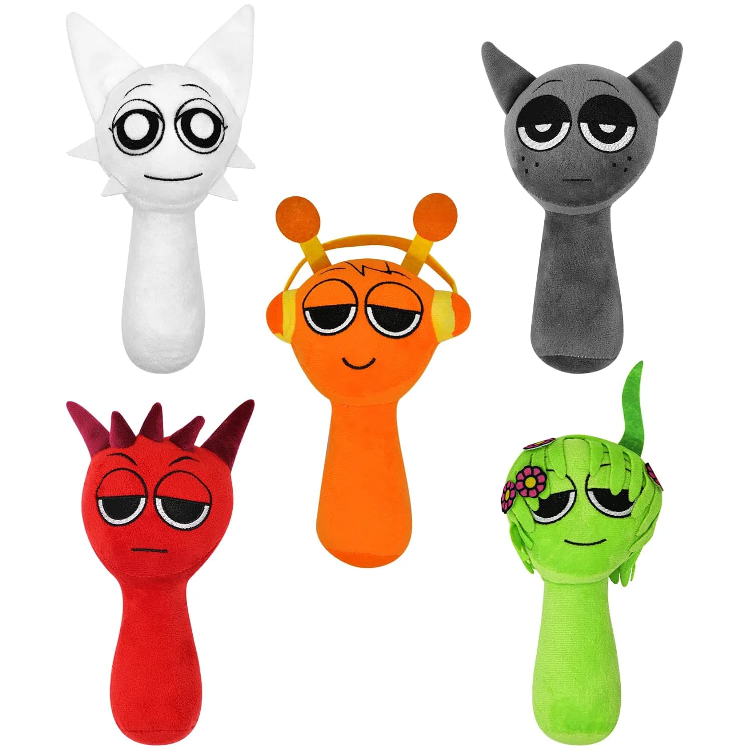 Sprunky Plush 5 Pcs 20.3cm (8 Inch) Plush Figures | ASTM-Tested Educational Toy - view 8