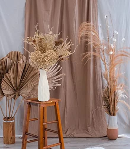 INSUNSIX Artificial Flowers for Vase, Beige Silk Flowers for Home Decor Indoor Realistic Faux Flowers for Vase Fake Flower Bouquets for Home Decor Centerpiece Table Decorations (Beige) thumbnail 5