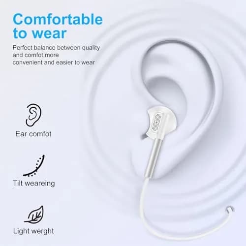 VIFIGEN USB C Headphones for iPhone 15/16/17 Series, iPad, Samsung Galaxy S24-S26, Pixel 8-10, LG, OnePlus | White Wired In-Ear Earbuds with Mic thumbnail 9