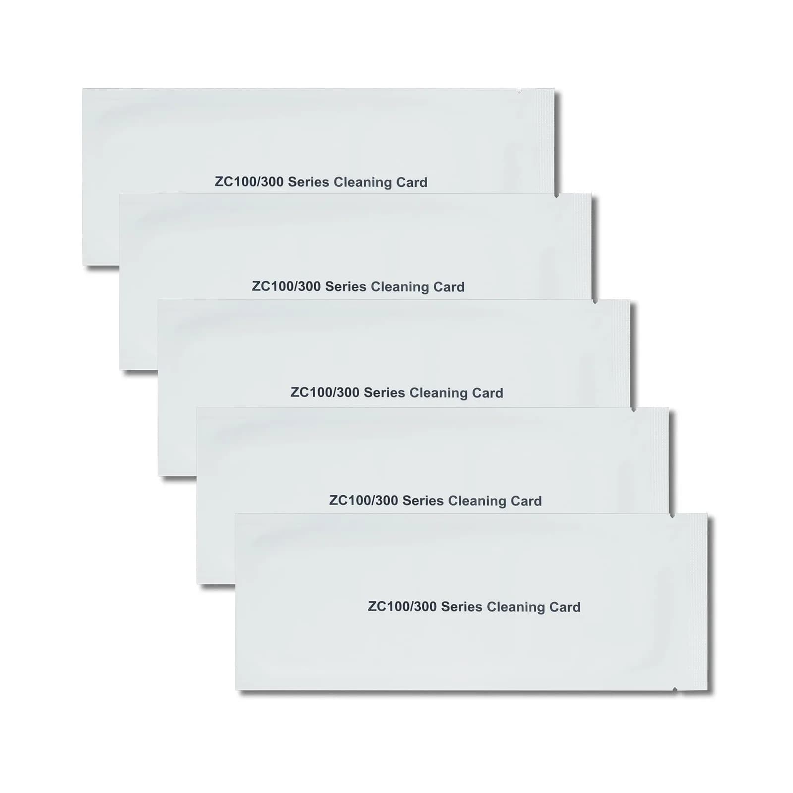 EXCEMO ZC100 ZC300 Cleaning Card for Zebra ZC100 ZC150 ZC300 ZC350 ID Card Printer, 5Pcs Single-use (105999-311) | Easy Maintenance