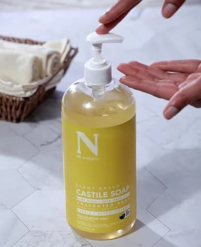 Dr. Natural Castile Liquid Unscented Baby Soap 2 pc | Sulfate-Free, Paraben-Free, Moisturizing thumbnail 8