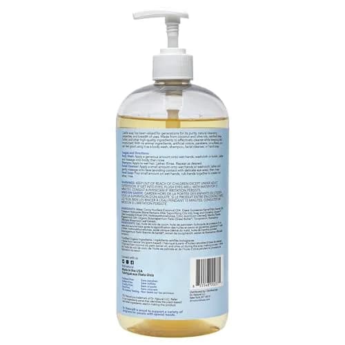 Dr. Natural Castile Liquid Soap - Peppermint 32 oz | Multi-Purpose Skin & Hair Cleanser thumbnail 8