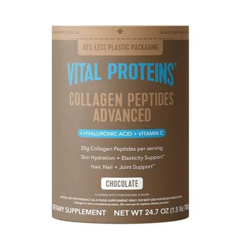 Vital Proteins Collagen Peptides Advanced Chocolate Powder 700g (24.7oz) | Supports Hair, Skin, Nails, Bones & Joints thumbnail 1