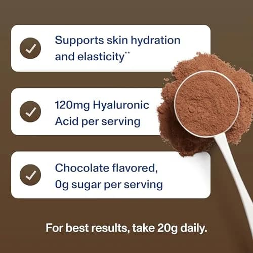 Vital Proteins Collagen Peptides Advanced Chocolate Powder 700g (24.7oz) | Supports Hair, Skin, Nails, Bones & Joints thumbnail 7
