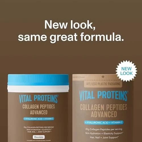 Vital Proteins Collagen Peptides Advanced Chocolate Powder 700g (24.7oz) | Supports Hair, Skin, Nails, Bones & Joints thumbnail 2