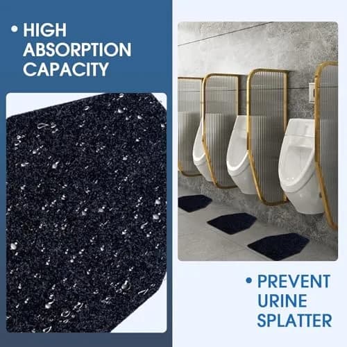 Adevar 24Pcs Urinal Mats 43.2cm x 50.8cm | Non-Slip Splash Protection thumbnail 5