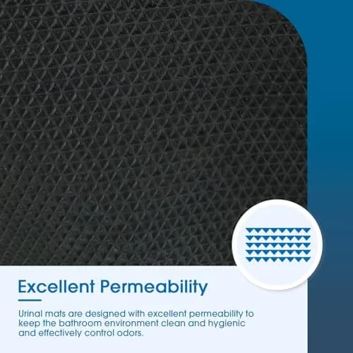 Adevar 24Pcs Urinal Mats 43.2cm x 50.8cm | Non-Slip Splash Protection thumbnail 3