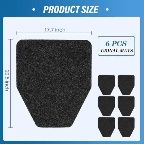 Adevar Anti-Fatigue Floor Mat 6 pcs | Non Slip, Washable, Large Grey 17x20.5 inches thumbnail 5