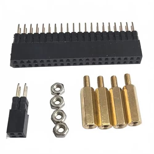 DSLRKIT GPIO & PoE Pin Header Extender for Raspberry Pi 13.5mm | Safe Clearance & Compatibility thumbnail 1