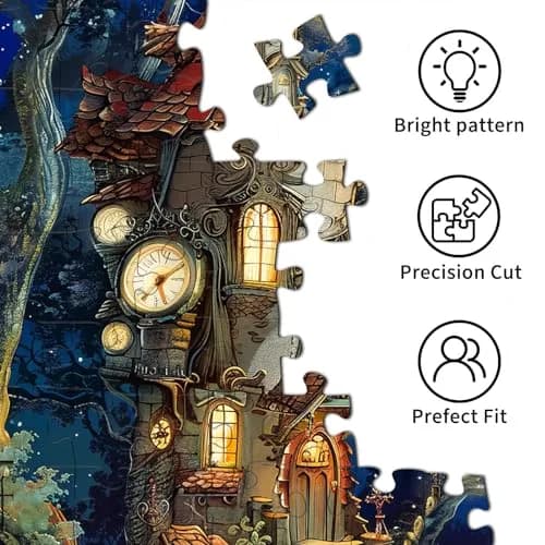 TangComplete Ancient Castle Jigsaw Puzzle 1000 Pieces 70cm x 50cm | Challenging Educational Toy thumbnail 6