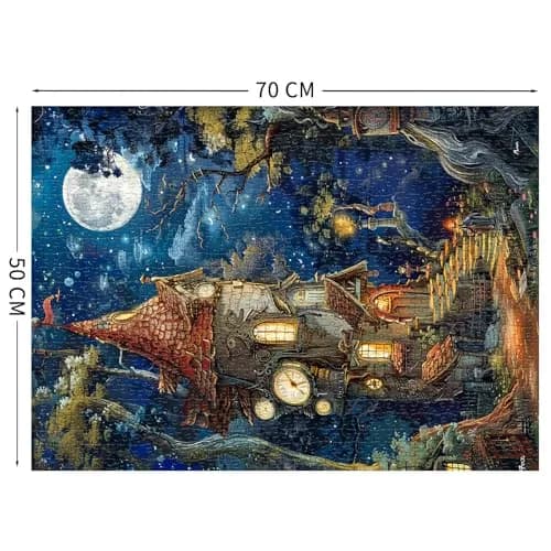 TangComplete Ancient Castle Jigsaw Puzzle 1000 Pieces 70cm x 50cm | Challenging Educational Toy thumbnail 2