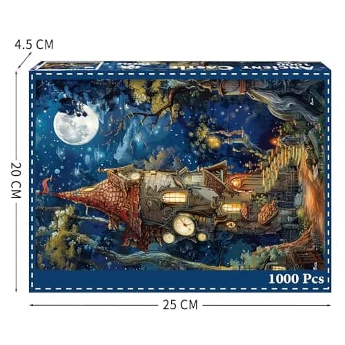 TangComplete Ancient Castle Jigsaw Puzzle 1000 Pieces 70cm x 50cm | Challenging Educational Toy thumbnail 3