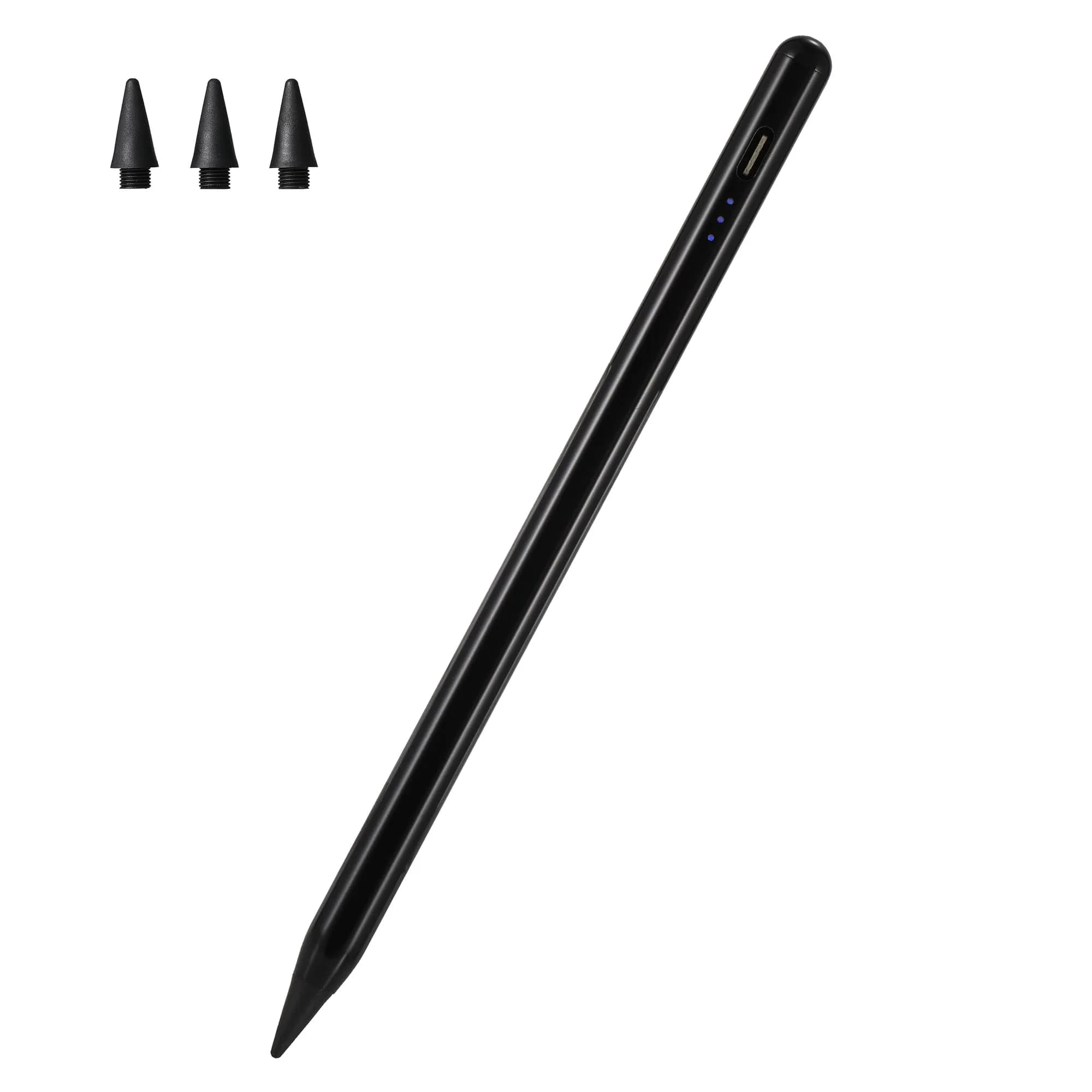 Waiktyne Stylus Pen for iPad A16 11th-10th Gen, iPad Pro 13" M4, iPad Air M3 M2, iPad mini A17 Pro 7th Gen - Blue (167mm) — Black