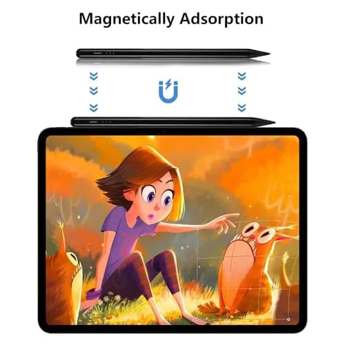 Waiktyne Active Stylus Pen for iPad 11th-6th Gen, iPad Pro M4/M2/M3, Air M3/M2, Mini 7th/6th/5th Gen - Black thumbnail 7
